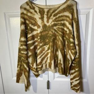 Gilded Intent Tie Dye Pullover Sweater